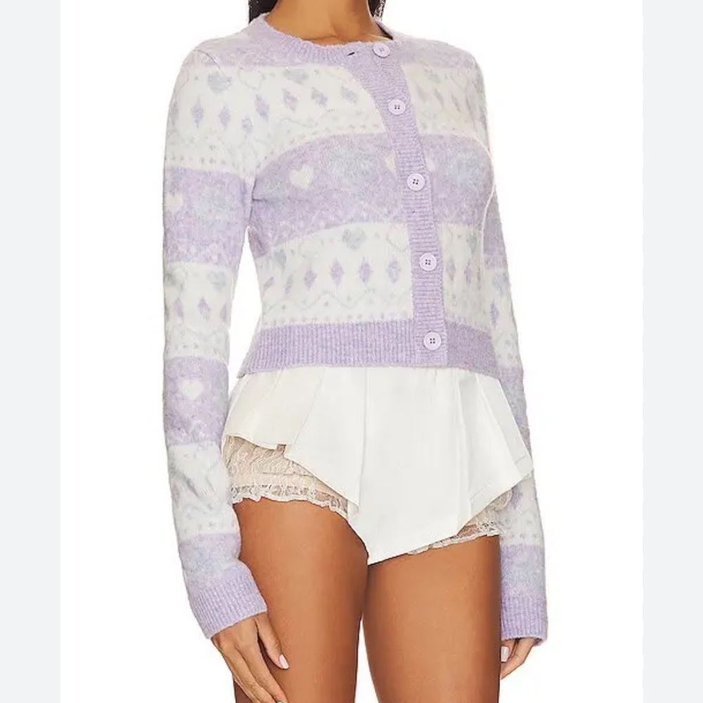 MAJORELLE Marnie Fair Isle Cardigan - Picture 2 of 4
